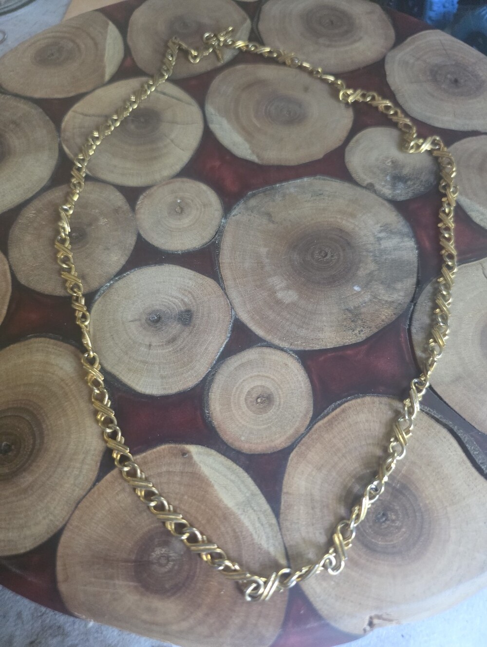 Gold Tone Monet Necklace